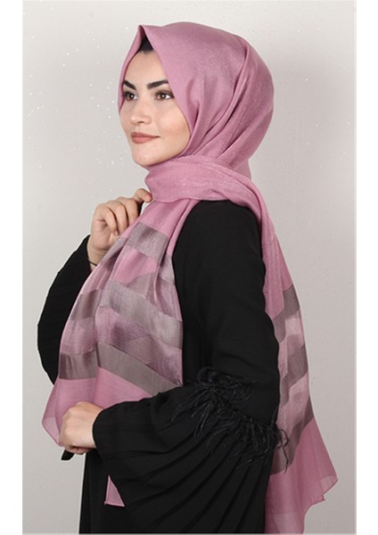 Exclusive Şal 3073-9 Pudra