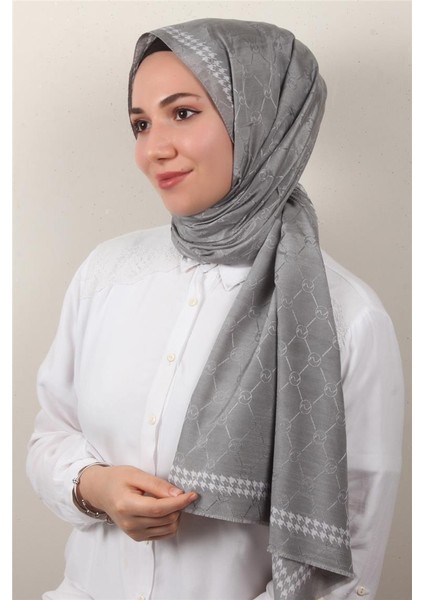 Fashion Ipeksi Şal 2882-8 Gümüş