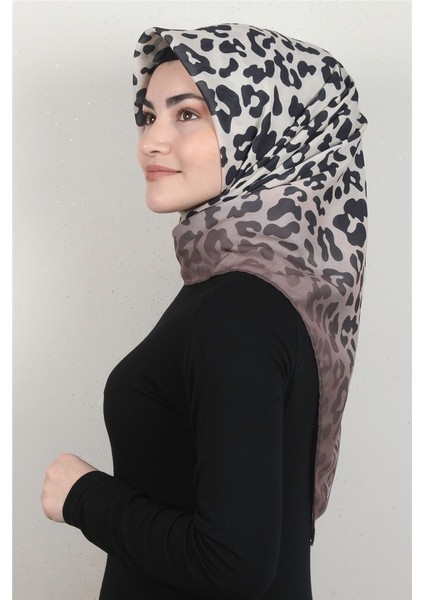 Pamuklu Soft Eşarp 3317-1 Sütlü Kahve