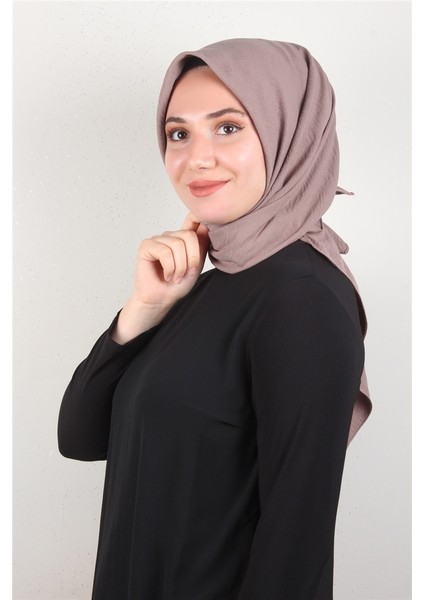 Alessa Pamuk Eşarp 2743-2 Koyu Pudra