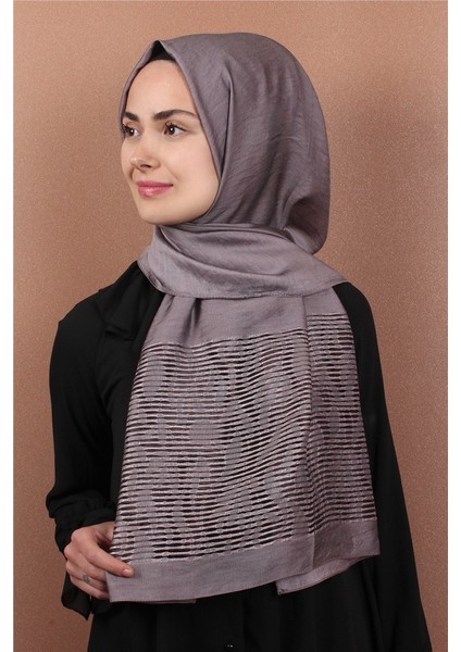 Liza Simli Şal 2629-9 Gül Kurusu