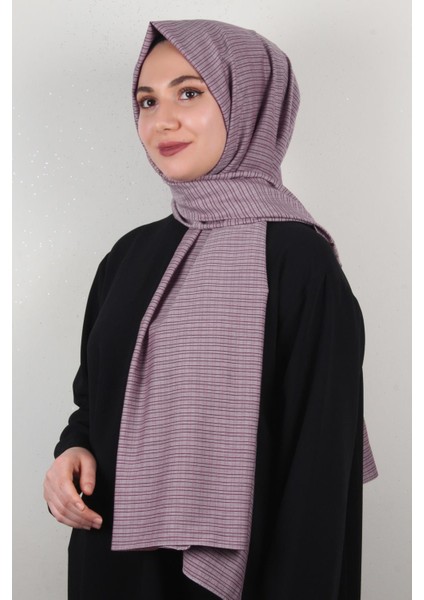 % 100 Coton Şal 8083-1 Vişne