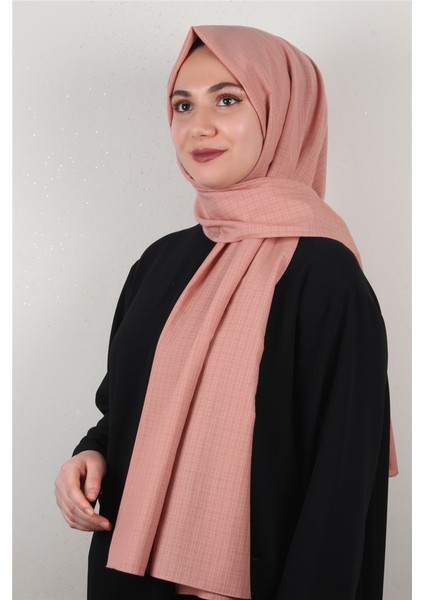 % 100 Coton Şal 8083-2 Şeftali