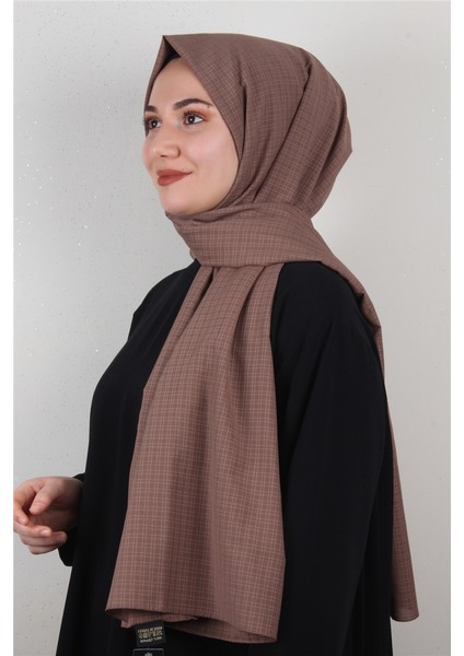 % 100 Coton Şal 8083-17 Taba