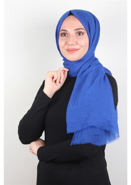 Relax Şal 2722-59 Saks Mavisi