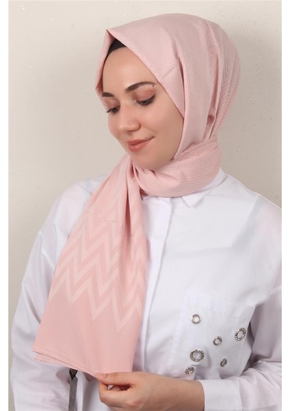 Jakarlı Icon Şal 3101-15 Pudra