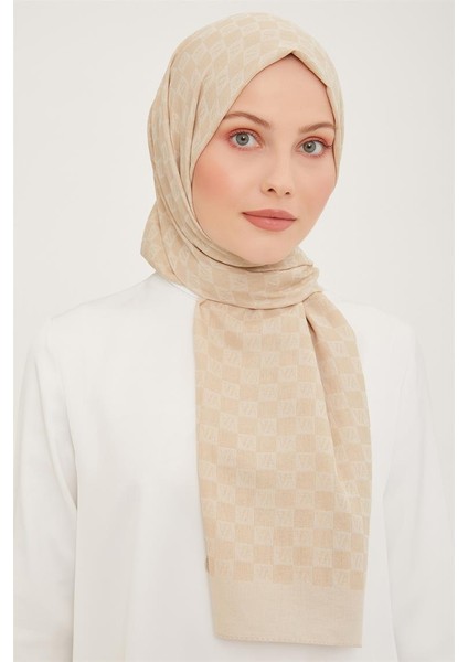 Armine Ultralıght Şal 3097-6 Kemik