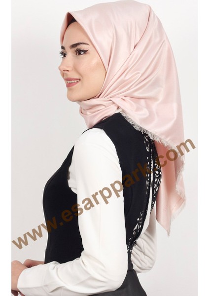 1240-01 Armine Ipek Şal Eşarp Pudra