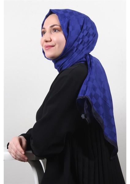 Lotus Ipeksi Şal 2746-10 Saks Mavisi