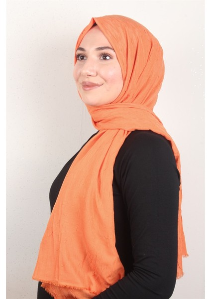 Bambu Kraşlı Şal 2724-60 Orange