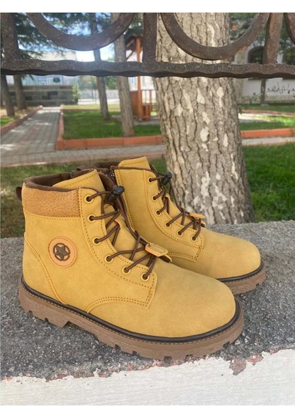944 Ünisex Çocuk Bot Postal - Sarı - 33