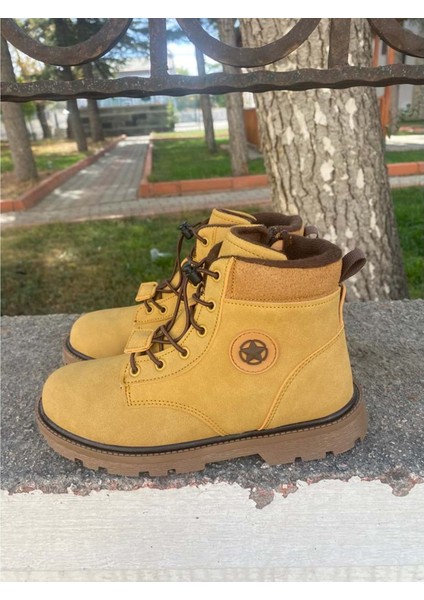 944 Ünisex Çocuk Bot Postal - Sarı - 33