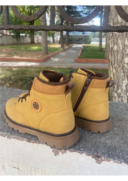 944 Ünisex Çocuk Bot Postal - Sarı - 33