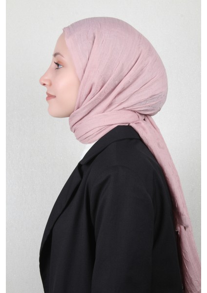 Bambu Kraşlı Şal 2724-59 Rose