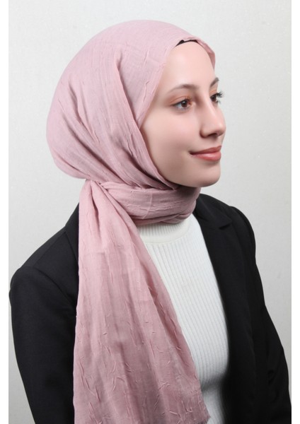 Bambu Kraşlı Şal 2724-59 Rose