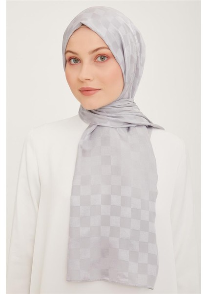 Armine Diamond Şal Dama 3096-10 Gümüş