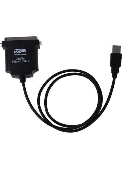 Yeni Paralel Bağlantı Noktası DB36 Yazıcı USB Express Kart Dönüştürücü Adaptör Siyah (Yurt Dışından)