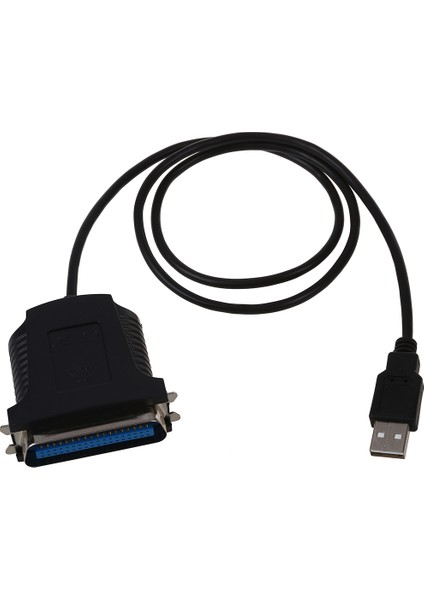 Yeni Paralel Bağlantı Noktası DB36 Yazıcı USB Express Kart Dönüştürücü Adaptör Siyah (Yurt Dışından)