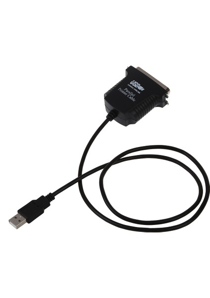 Yeni Paralel Bağlantı Noktası DB36 Yazıcı USB Express Kart Dönüştürücü Adaptör Siyah (Yurt Dışından)