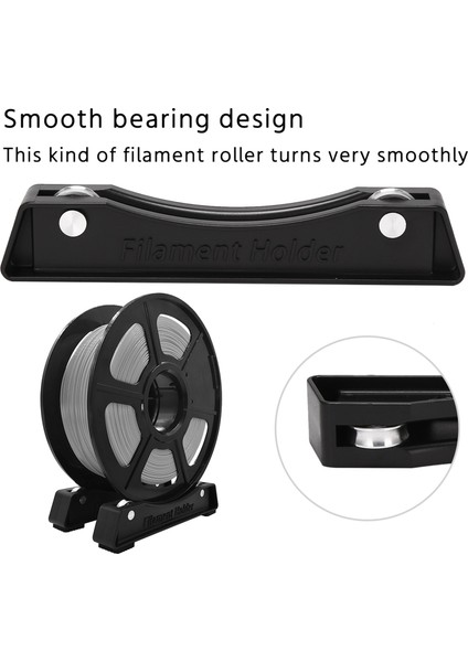 3D Yazıcı Filament Biriktirme Tutucu Rulman Tasarımı Montaj Raf Braketi Pla/abs/naylon/ahşap/tpu/diğer 3D Baskı Malzemesi (Yurt Dışından)