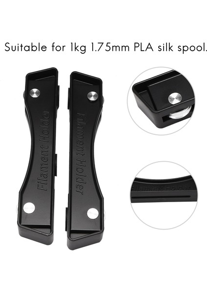 3D Yazıcı Filament Biriktirme Tutucu Rulman Tasarımı Montaj Raf Braketi Pla/abs/naylon/ahşap/tpu/diğer 3D Baskı Malzemesi (Yurt Dışından)