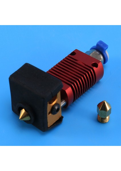Mk8 Ekstruder Için Hotend Kiti, /-3s/ Pro Için Silikon Kapaklı ve 5 X0.4mm Nozullu Isıtma Bloğu (Yurt Dışından)