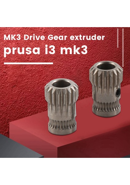 1 Takım 3D Yazıcı Mk3 Tahrik Dişli Ekstruder Çift Dişliler Kiti Tahrik Dişlileri Ekstrüzyon Tekerlek Yükseltme Prusa I3 MK2/MK2S/MK2.5 3D Yazıcı (Yurt Dışından)