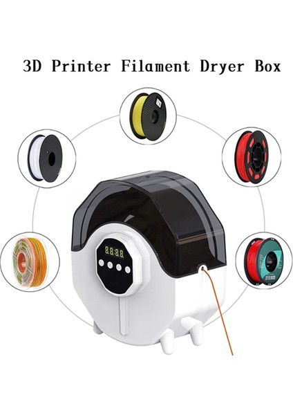 3D Yazıcı Filament Kurutma Kutusu Yükseltme Pla Abs 360° Çevre Isıtmalı Kurutma Filament Braketi, 3D Yazıcı Için Abd Fişi (Yurt Dışından)