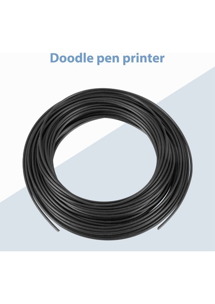 3D Karalama Kalemli Yazıcılar Için 10M Abs 3D 1.75MM Yazıcı Filamanı - Siyah (Yurt Dışından)
