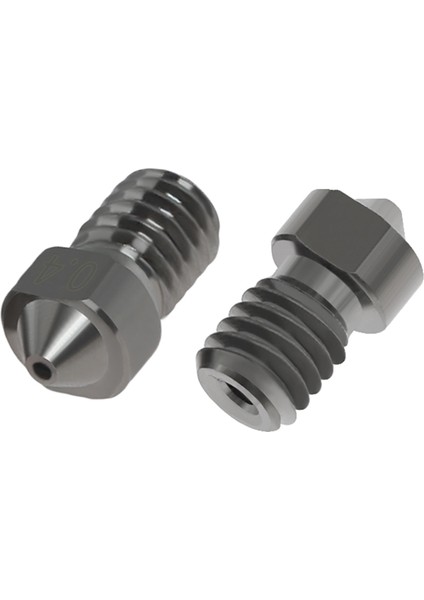 3D Yazıcı Aksesuarları V6 Aşındırıcı Çelik Nozul 1.75/1.0mm 4 Paket (Yurt Dışından)