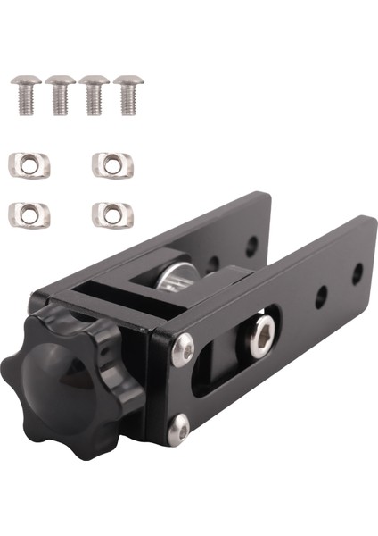 2020 V-Yuvası Alüminyum Profil x Ekseni Senkron Kemer Streç Düzleştirici Gergi Seti -10/10S 3D Yazıcı Aksesuarları Parçaları Siyah (Yurt Dışından) modelleri