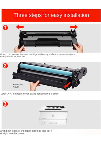 Laserjet Pro M402N, M402DN, M402DW, Mfp M426FDN Serisi Için CF226A 26A Uyumlu Tonerin Değiştirilmesi (Yurt Dışından)