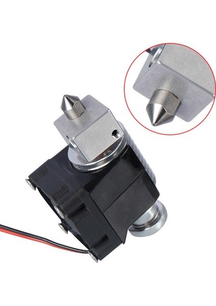 Adet 3D Yazıcı Için Yüksek Sıcaklığa Dayanıklı M6 Konu Tc4 Titanyum Alaşımlı Meme, Mk7/8 10/3/5(0.4mm) (Yurt Dışından)