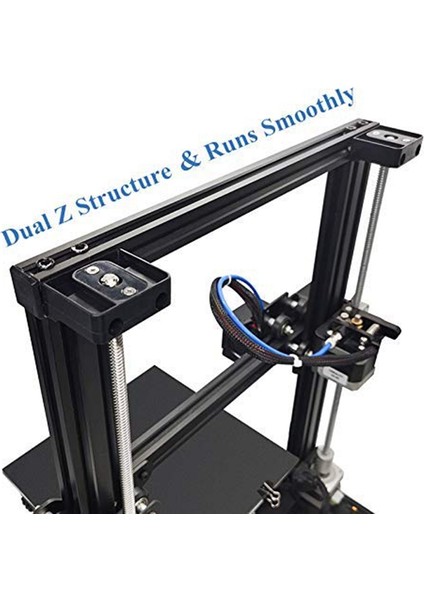 3, 3 Pro, 3 V2, 3D Yazıcı Için Kurşun Vidalı Çift Z Step Motor Yükseltme Kiti (Yurt Dışından)