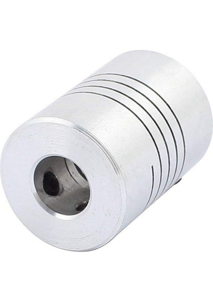 4 Adet 6mm Ila 8mm Şaft Kaplini 25MM Uzunluk 18MM Çap Step Motor Çoğaltıcı Alüminyum Alaşımlı Bağlantı Konnektörü (Yurt Dışından)
