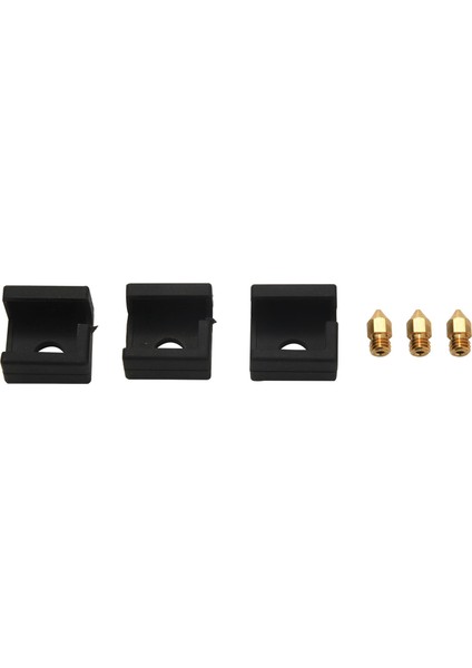 3D Yazıcı Isıtıcı Blok Silikon Kapak Mk7/mk8/mk9 Hotend 3, 3 Pro, -10,10S,S4,S5 Anet A8 ve Ekstruder Memesi 0.4mm Baskı Kafası Mk8 Için (Yurt Dışından)