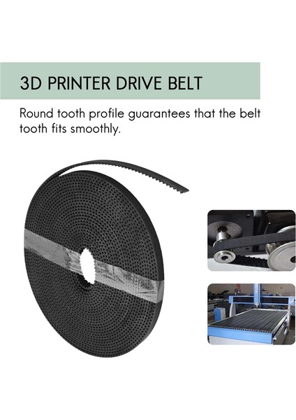 Adet 5MX6MM Gt2 Triger Kayışı + 12 Adet 20 Diş 5mm Iç Çaplı Kasnak + 12 Adet Avara + 12 Adet Gergi Yayı Burulma (Yurt Dışından)