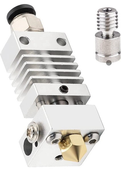 Tamamen Metal Hotend - Titanyum Isı Kırıcı, Nozul 0,4 Mm, Pnömatik Bağlayıcı, Silikon Çorap 3 Pro Yükseltmeleri (Yurt Dışından)