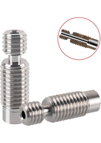 3D Yazıcı Aksesuarları Için Uygun 1.75MM Tam Metal V6 Uzaktan Tc4 Titanyum Alaşımlı Hortum (3 Adet) (Yurt Dışından)