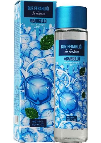 Buz Ferahlığı 180 Ml Cam Dökme Kapak Kolonya Edc