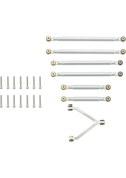 Eksenel SCX24 90081 1/24 Rc Paletli Araba Metal Çekme Çubuğu Bağlantı Kiti, 2 (Yurt Dışından)