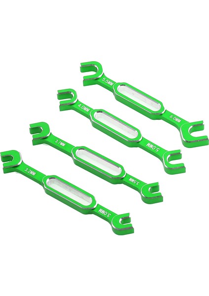 Rc Araba Için Ayar Anahtarı Alet Seti 3/3.2/3.5/3.7/4/5/5.5/6mm-Yeşil (Yurt Dışından)