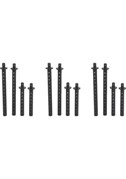 12 Adet Model Araba Kabuk Sütun L70MM/110MM Ön Arka Gövde Sonrası Montaj R86018 Standoff Ayağı 86100 1/10 Rc Arabalar Için (Yurt Dışından)