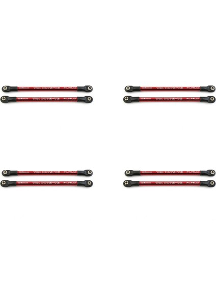 Adet Alüminyum Itme Çubuğu Bağlantı Çubuğu 5318X 5318 Kırmızı-Anodize 1/10 E-Zirvesi Rc Araba Yükseltme Parçaları (Yurt Dışından)