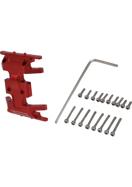 1/24 Rc Araba Için Metal Merkez Şanzıman Montaj Tabanı Koruma Plakası, Kırmızı (Yurt Dışından) modelleri