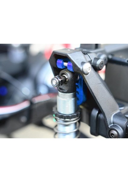 Metal Ön ve Arka Ayarlanabilir Hidrolik Braket Şok Amortisör Kuleleri Montajı -4 1/10 Rc Paletli Araba Parçaları, B (Yurt Dışından) modelleri