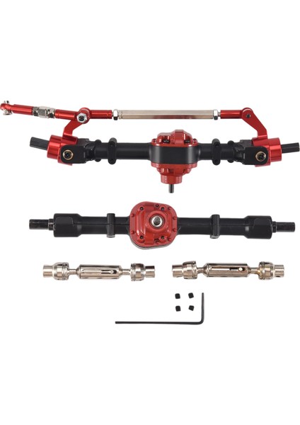 Metal Ön ve Arka Köprü Aks Tahrik Mili ile Mn D90 D91 D96 D99S Mn-90 MN99S 1/12 Rc Araba Yükseltme Parçaları, 1 (Yurt Dışından)