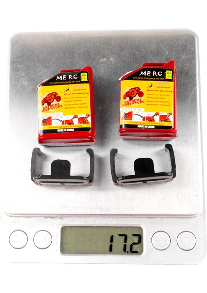 2 Adet 1/10 Ölçekli Rc Paletli Aksesuar Mini Yakıt Tankı D90 Eksenel Wraith SCX10 (Kırmızı) (Yurt Dışından)