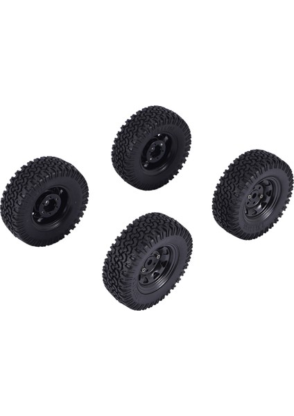 4 Adet 1.55 Metal Beadlock Jant Lastik Seti 1/10 Rc Paletli Araba Eksenel Jr 90069 D90 CC01 LC70,2 (Yurt Dışından)