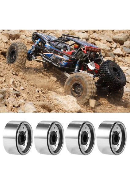 4 Adet 1.9 Metal Beadlock Tekerlek Göbeği Jant 1/10 Rc Paletli Eksenel SCX10 90046 AXI03007 Trx4 D90,1 (Yurt Dışından) indirimleri
